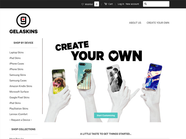 スキンシールGELASKINS