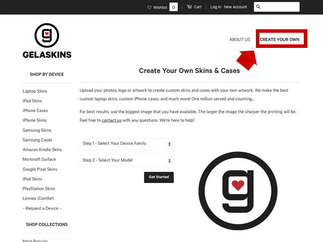 スキンシールGELASKINS