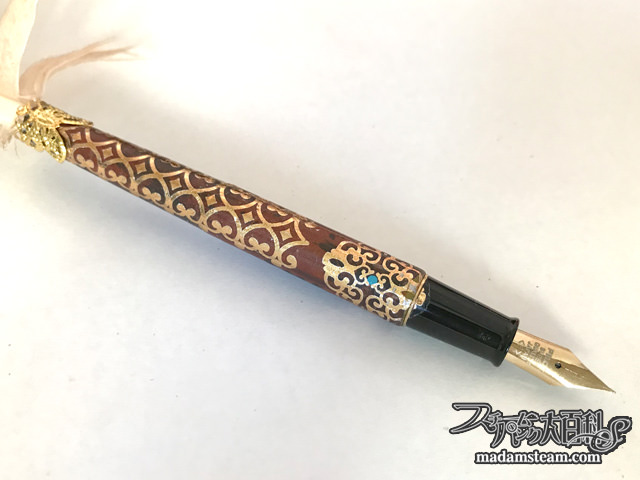 手作りの万年筆羽ペン
