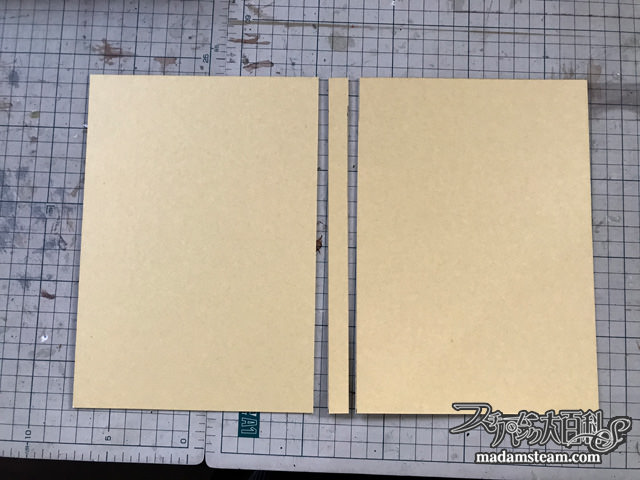 スチームパンク風ジブン手帳カバー