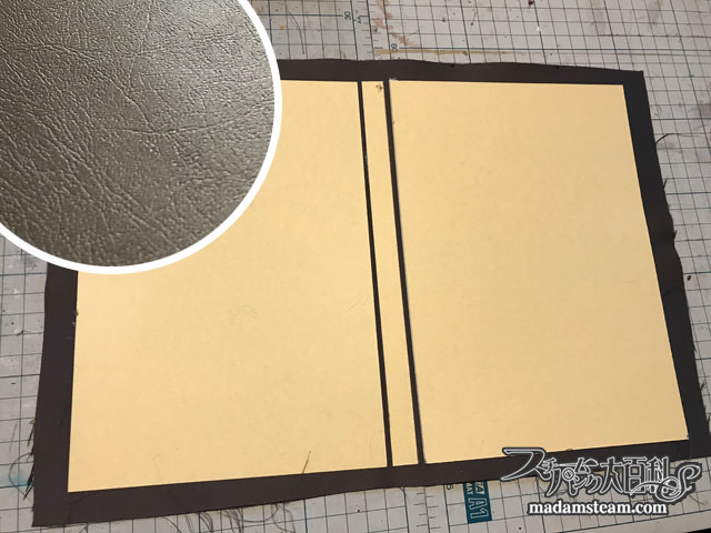 スチームパンク風ジブン手帳カバー