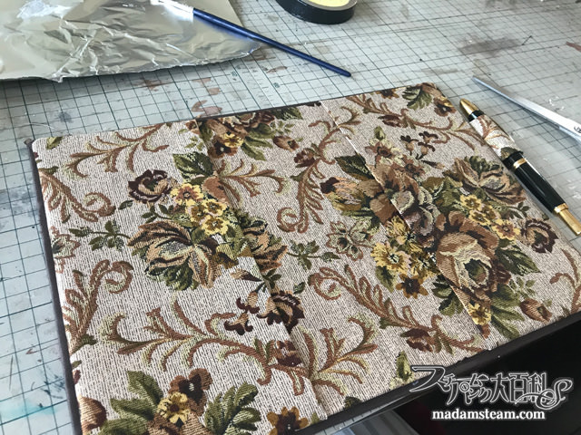 スチームパンク風ジブン手帳カバー