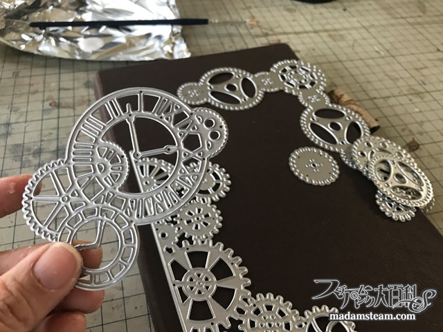 スチームパンク風ジブン手帳カバー