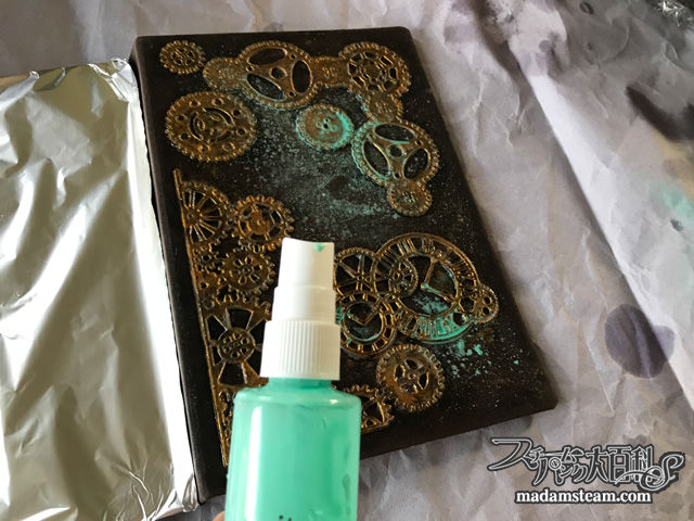 スチームパンク風ジブン手帳カバー