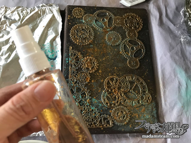 スチームパンク風ジブン手帳カバー