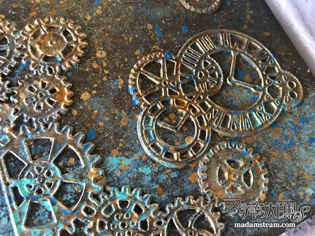 スチームパンク風ジブン手帳カバー