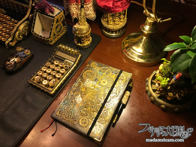 スチームパンク風ジブン手帳カバー