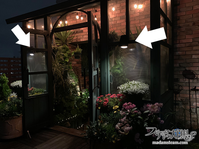庭・温室のライト